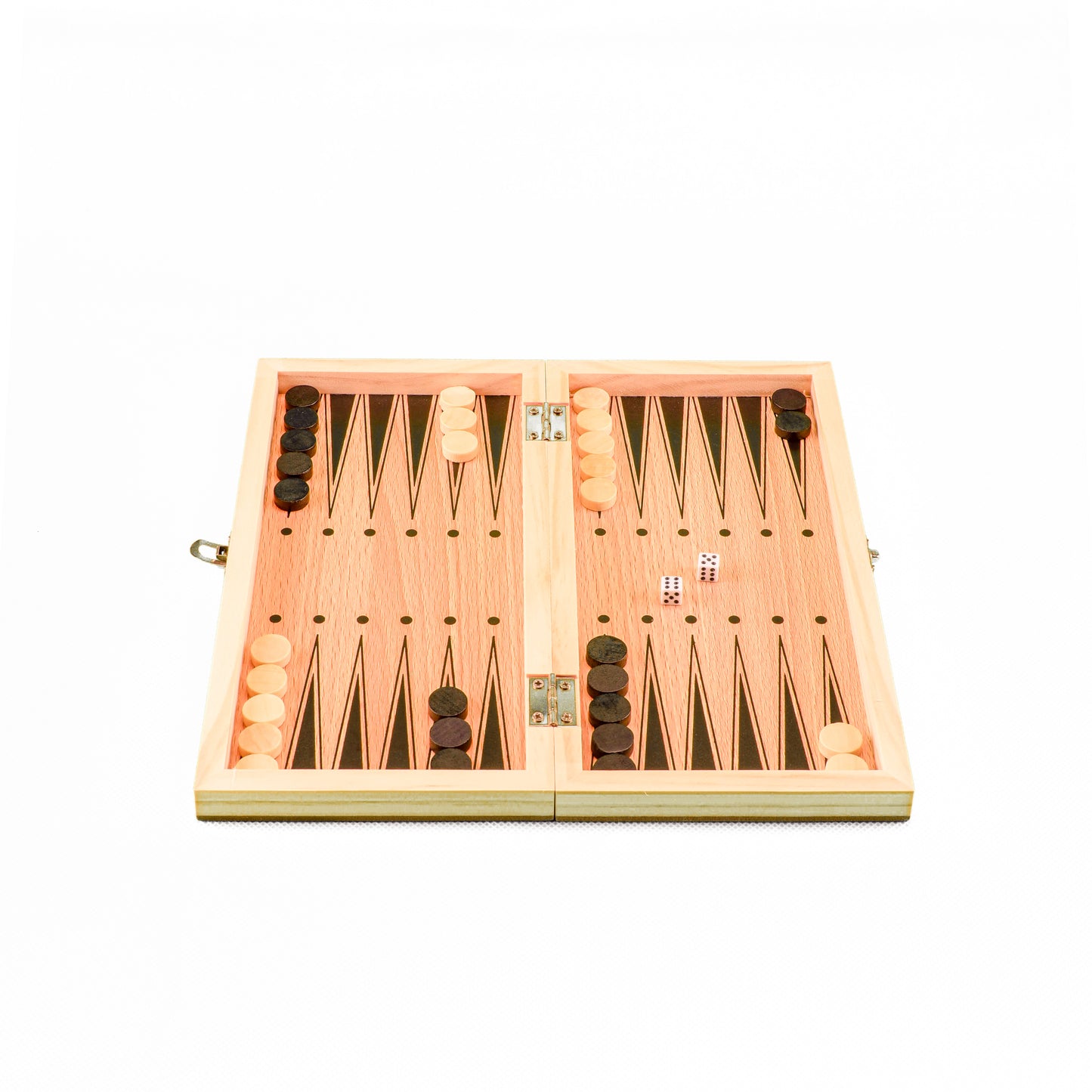 Tablero de Ajedrez 3 en 1, Damas y Backgammon