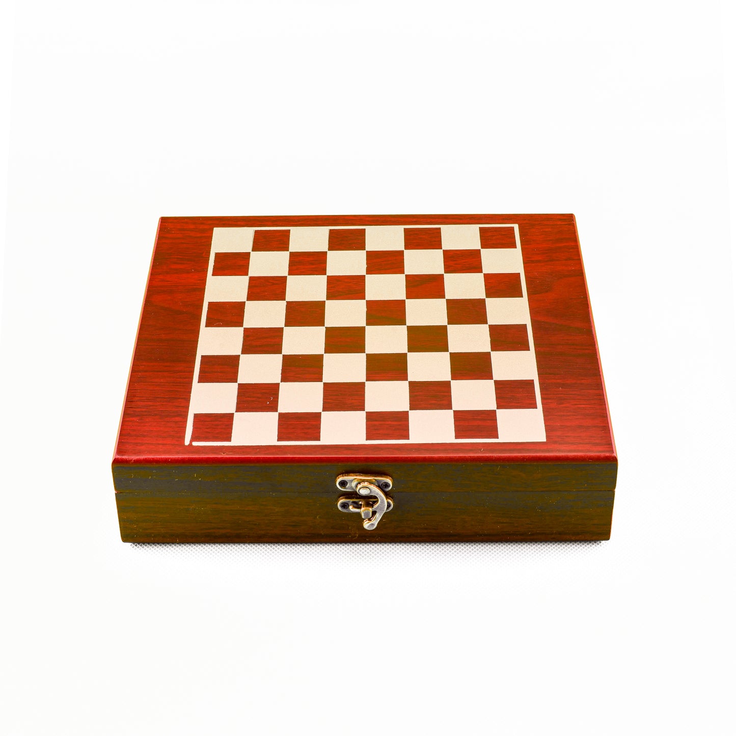 Juego de Ajedrez Clásico con Set para Vino Tablero Plegable