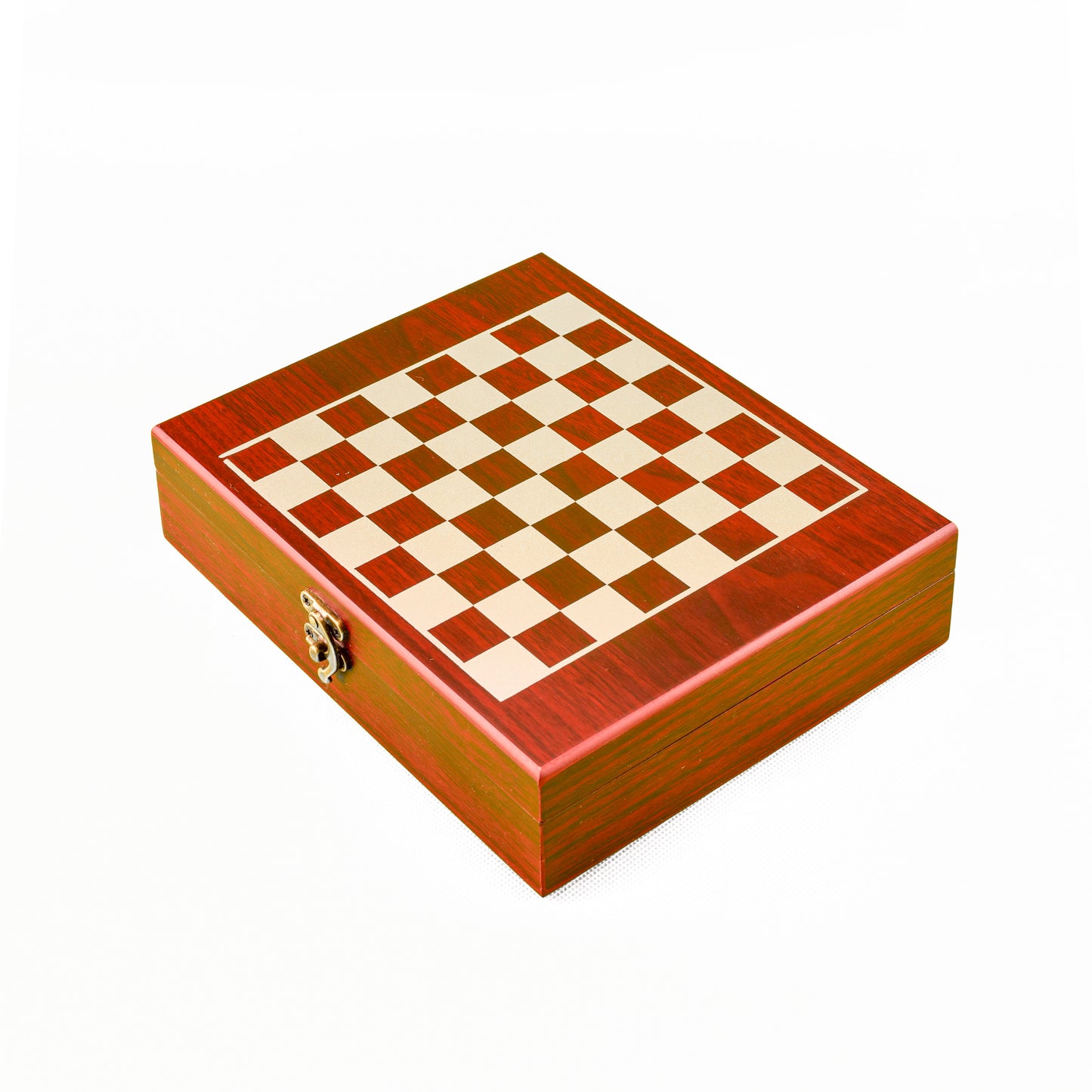 Juego de Ajedrez Clásico con Set para Vino Tablero Plegable