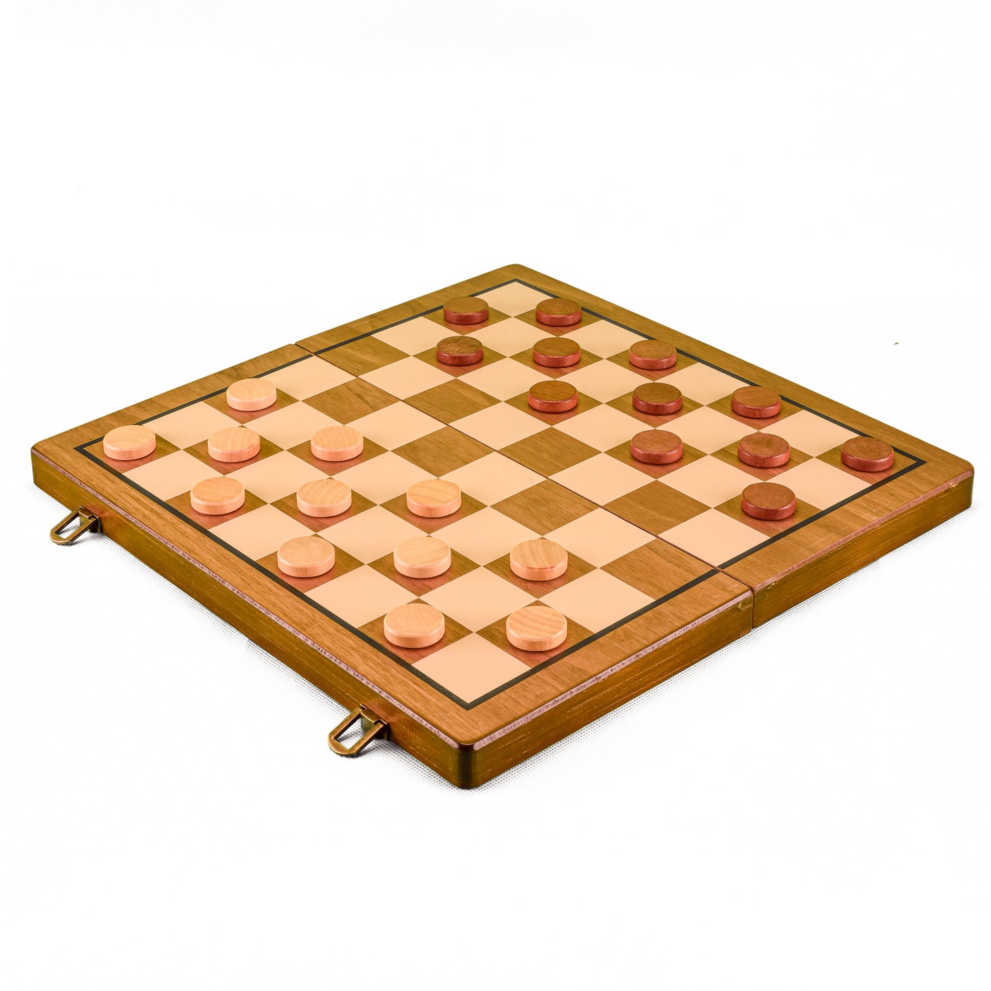 Set de Ajedrez y Damas Magnetico Tradicional Plegable