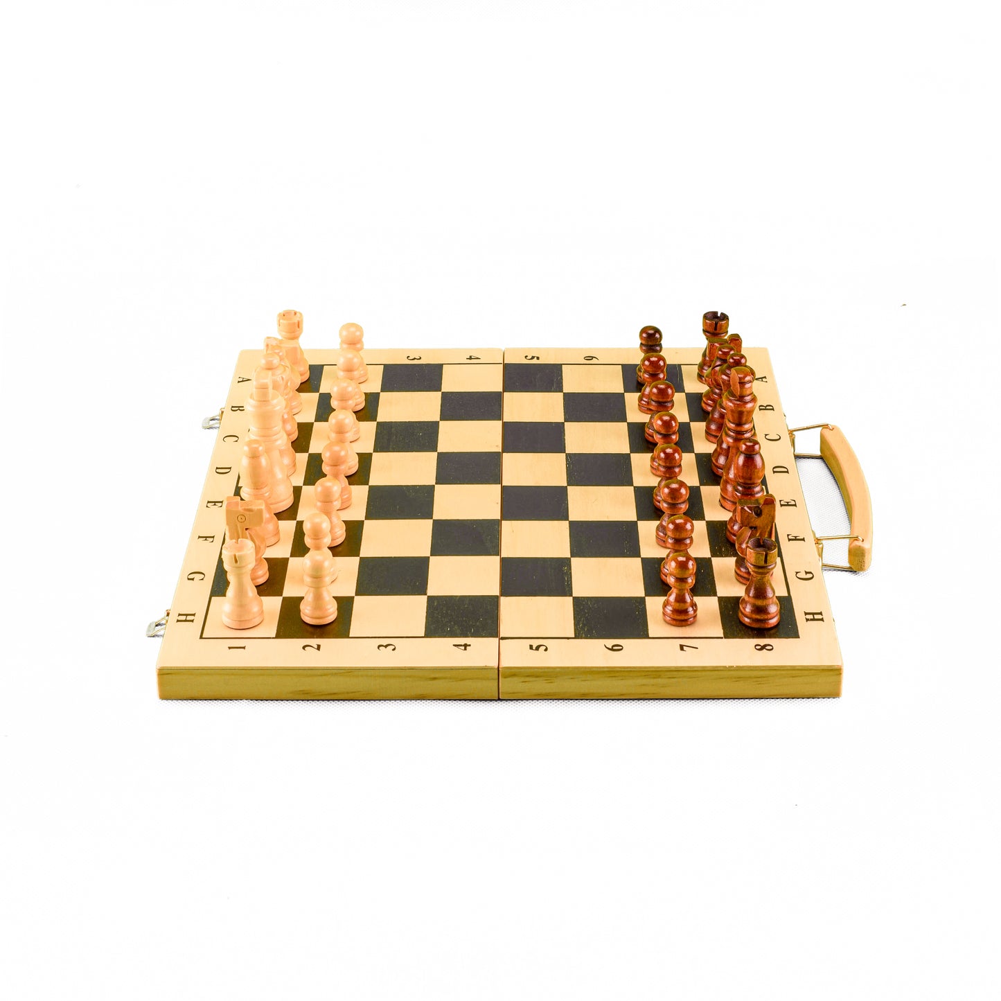 Tablero de Ajedrez Portátil de Madera
