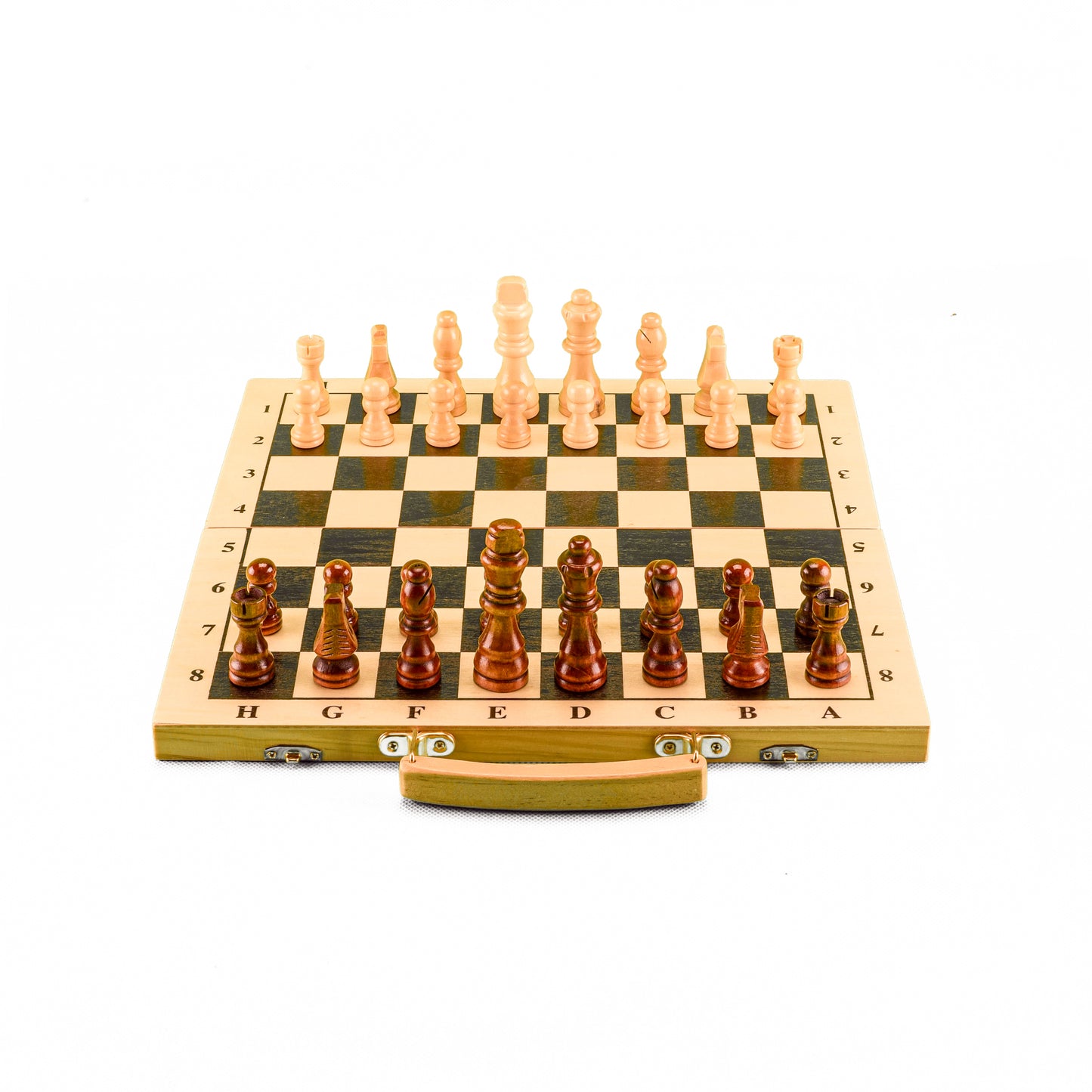 Tablero de Ajedrez Portátil de Madera
