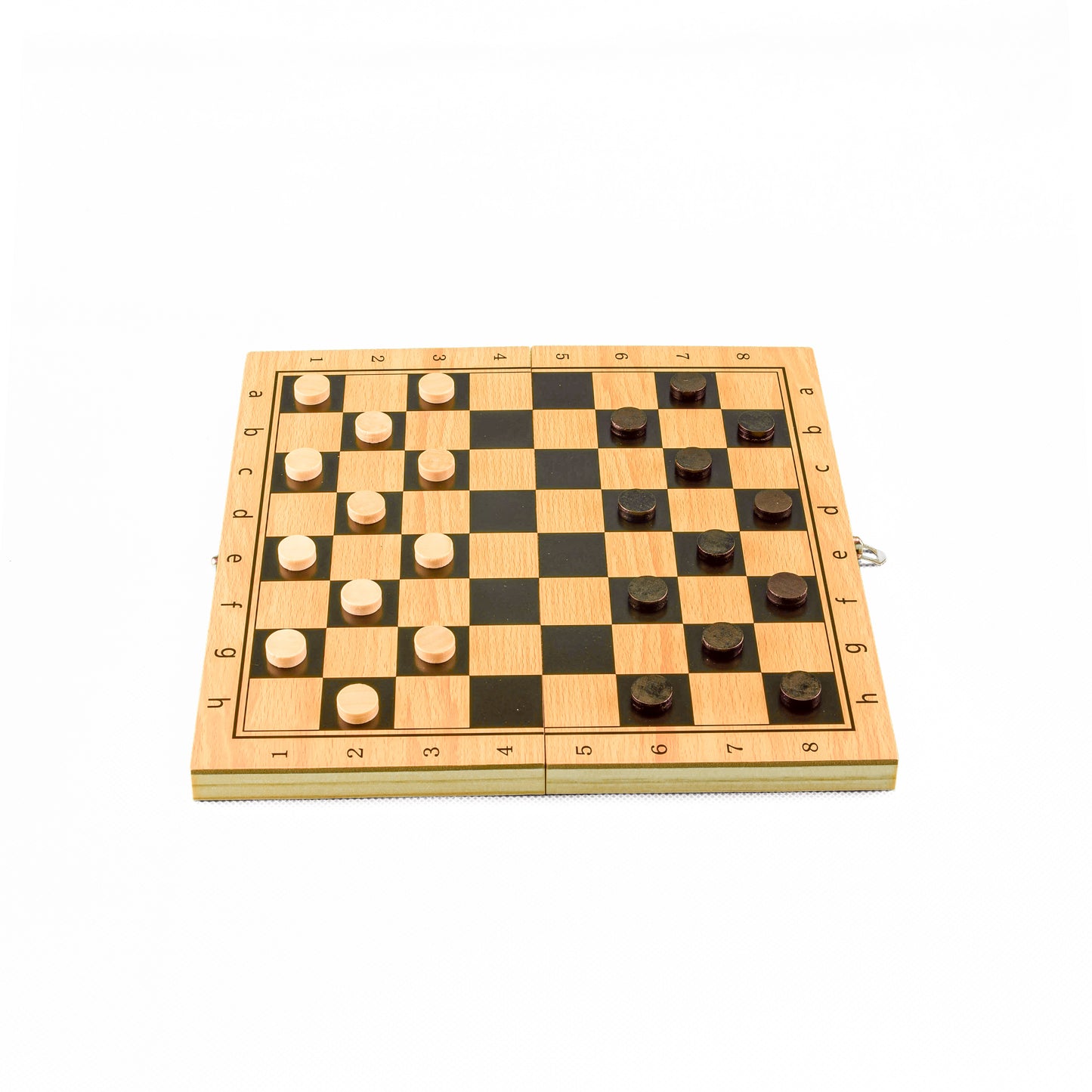 Tablero de Ajedrez 3 en 1, Damas y Backgammon